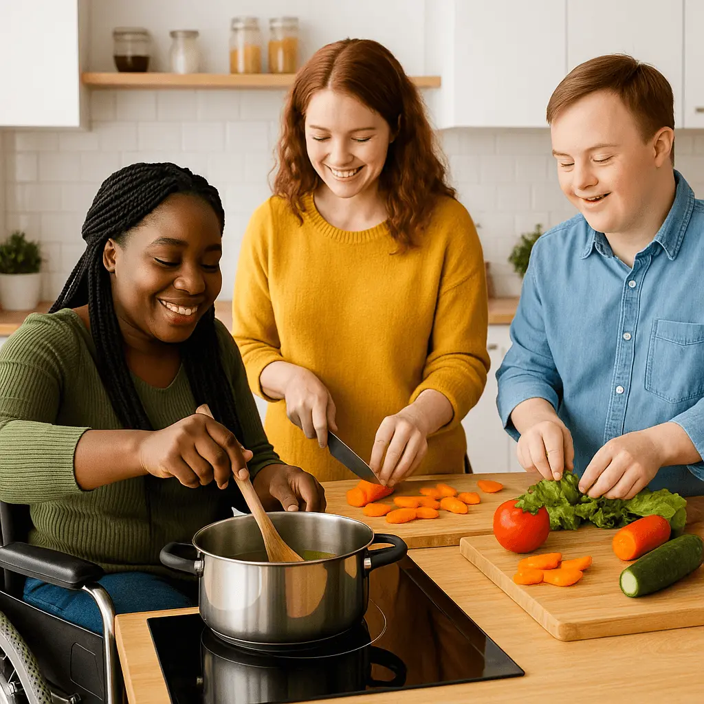 NDIS household tasks support helping disability participant maintain their home