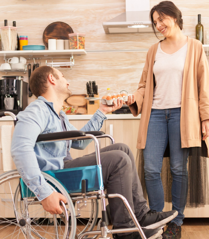 Qualified NDIS personal care provider delivering dignified support to participant
