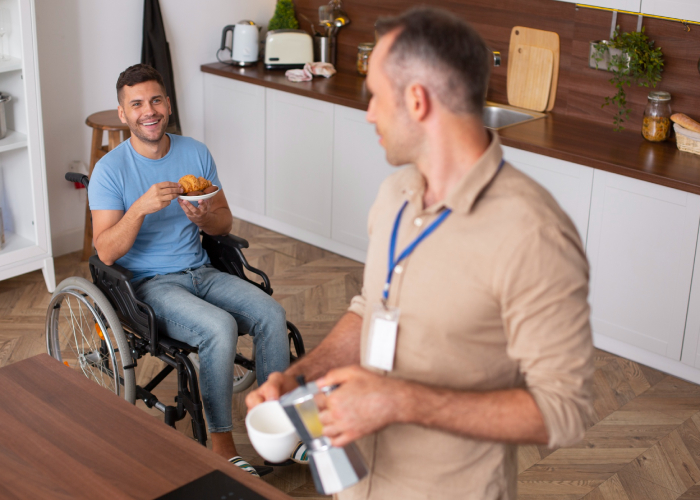 Person living independently with NDIS support